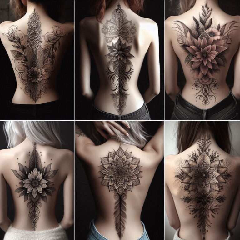 15 Delicate and Elegant Spine Tattoos for Women to Accentuate Their Beauty