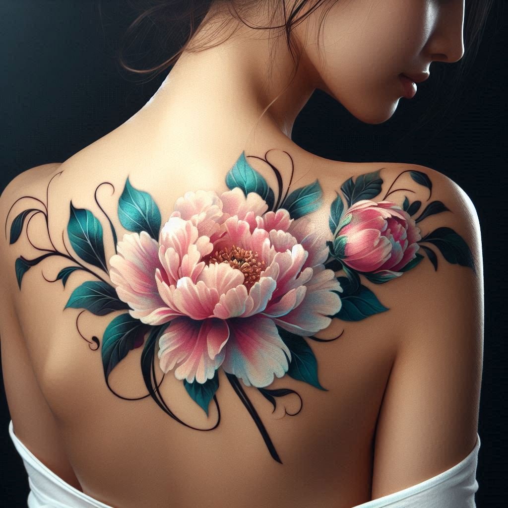 15 Beautiful and Delicate Shoulder Flower Tattoo Ideas to Adorn Your Shoulders 7 15 Beautiful and Delicate Shoulder Flower Tattoo Ideas to Adorn Your Shoulders