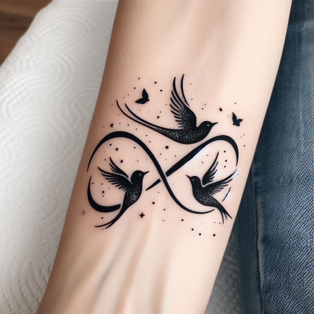 15 Infinity Tattoo Ideas to Represent Eternal Love and Connection 14 15 Infinity Tattoo Ideas to Represent Eternal Love and Connection
