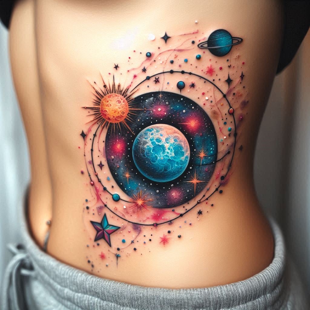 15 Zodiac Tattoos to Represent the Beauty of the Stars 14 15 Zodiac Tattoos to Represent the Beauty of the Stars