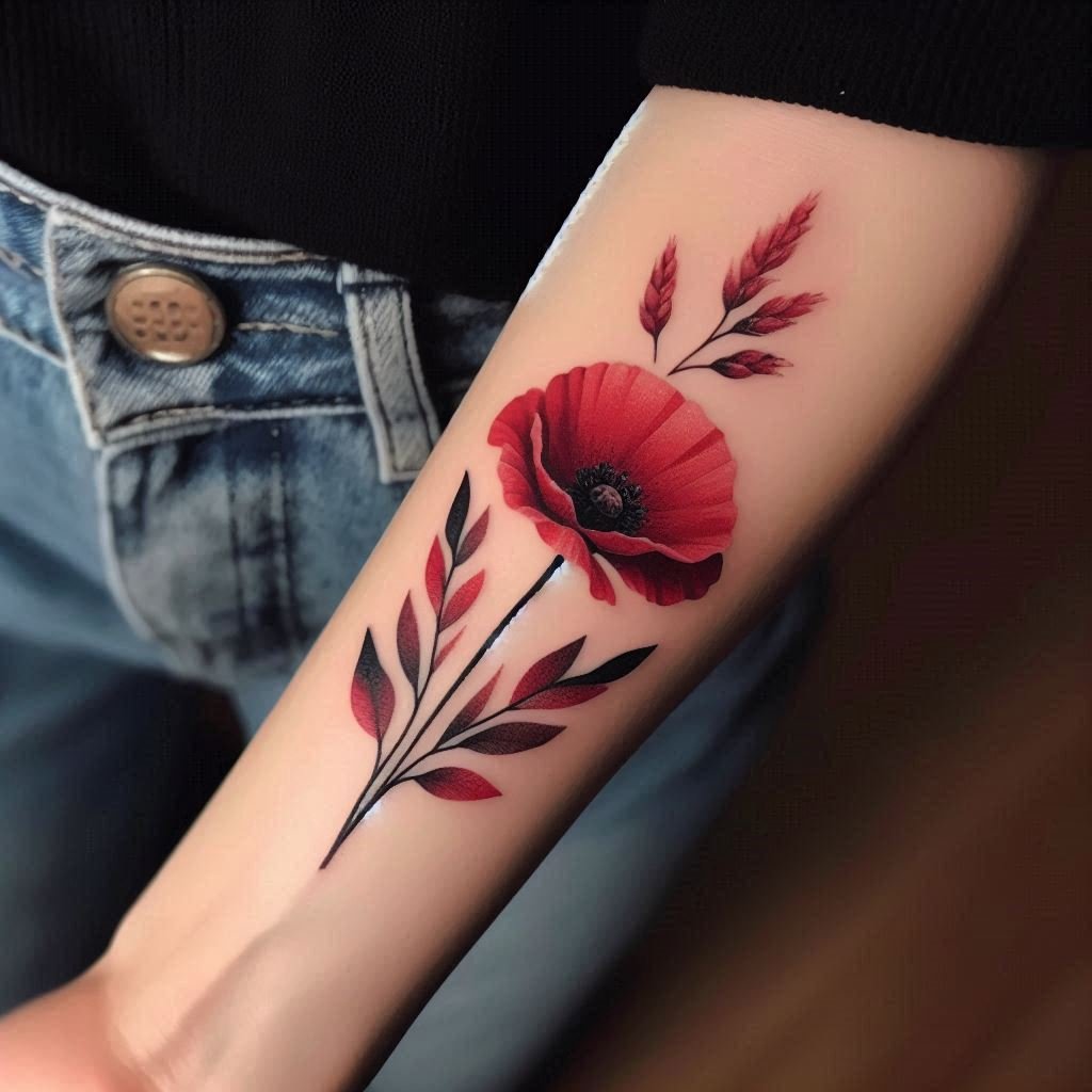 15 Poppy Tattoo Designs to Represent Imagination and Creativity