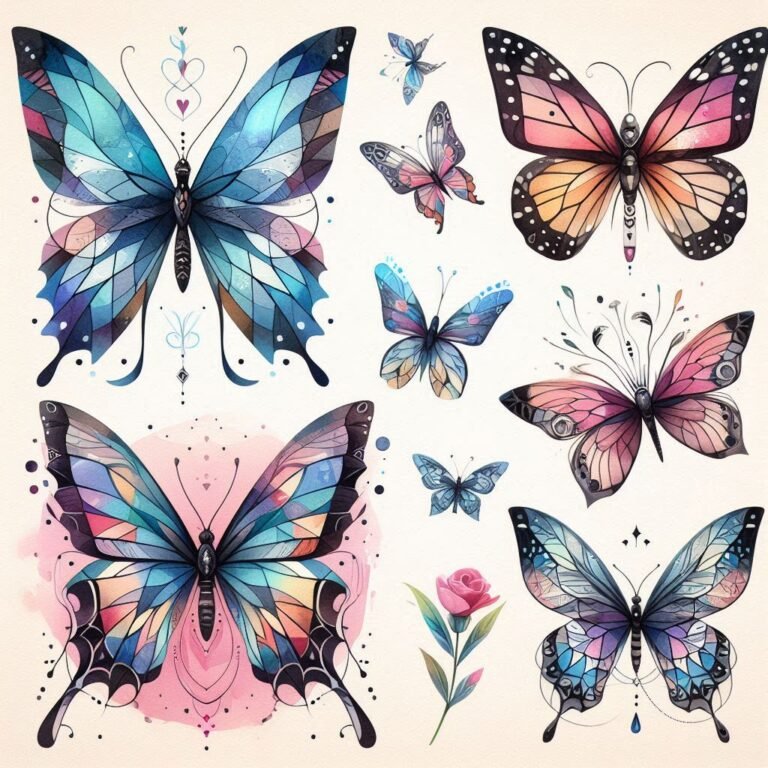 15 Butterfly Tattoo Ideas to Represent Transformation and Growth