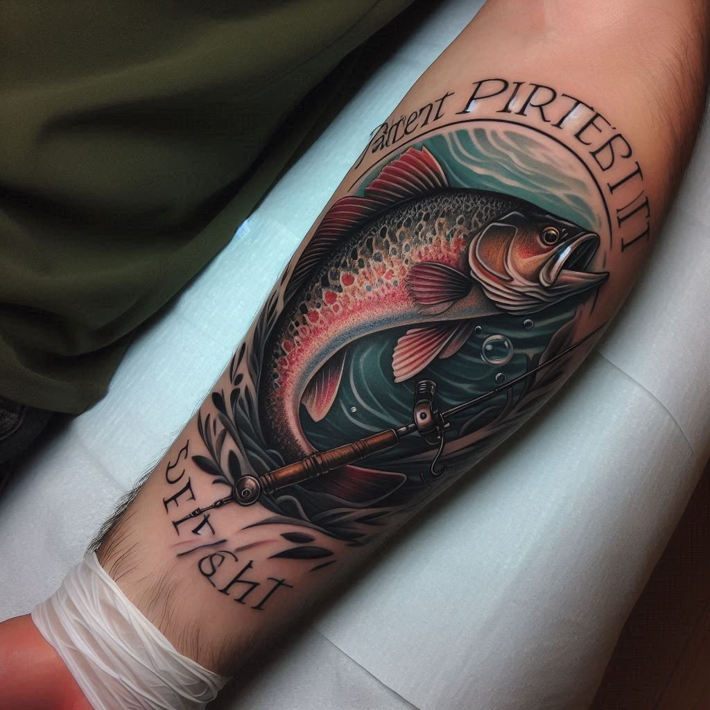 15 Fishing Tattoos to Represent Patience and Perseverance