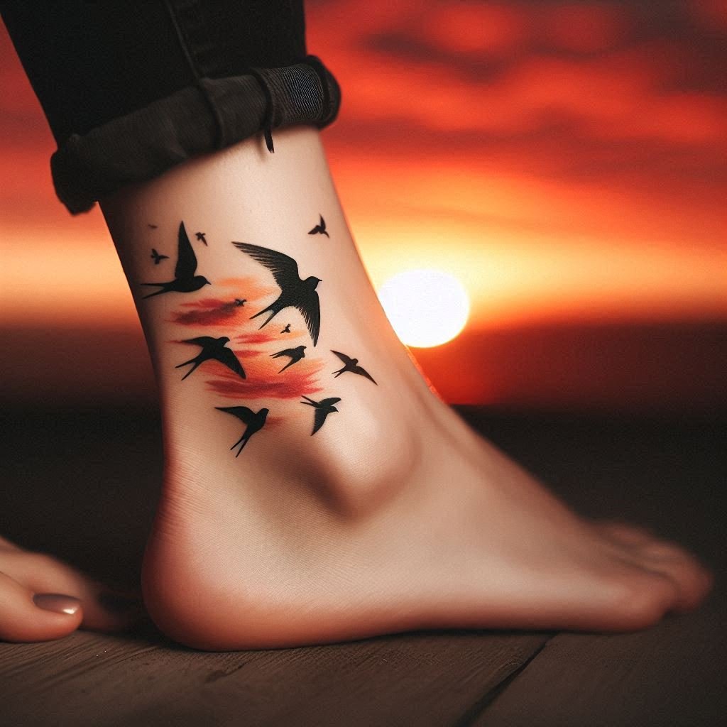 15 Delicate and Beautiful Ankle Tattoo Designs to Adorn Your Feet 3 15 Delicate and Beautiful Ankle Tattoo Designs to Adorn Your Feet