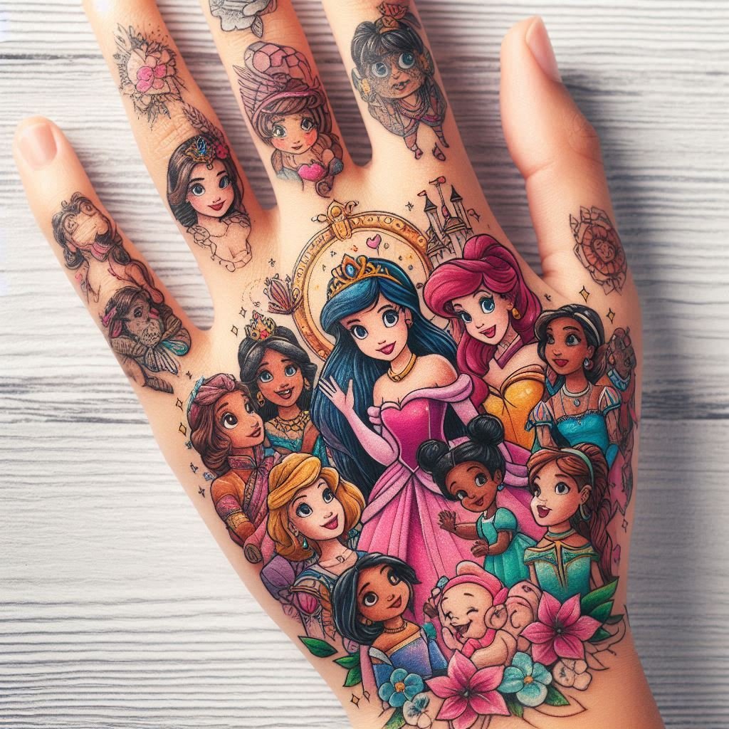 15 Disney Tattoo Ideas to Represent Childhood Wonder and Magic 7 15 Disney Tattoo Ideas to Represent Childhood Wonder and Magic