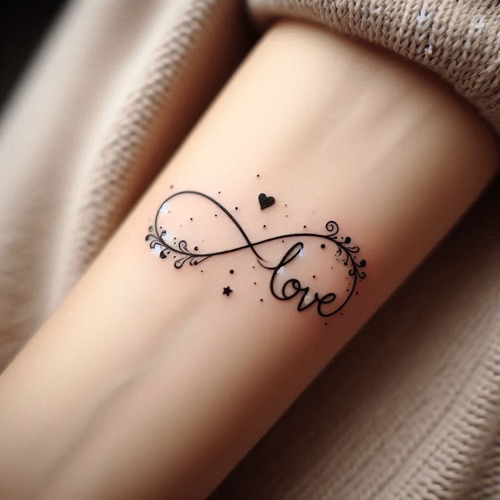 15 Infinity Tattoo Ideas to Represent Eternal Love and Connection 8 15 Infinity Tattoo Ideas to Represent Eternal Love and Connection