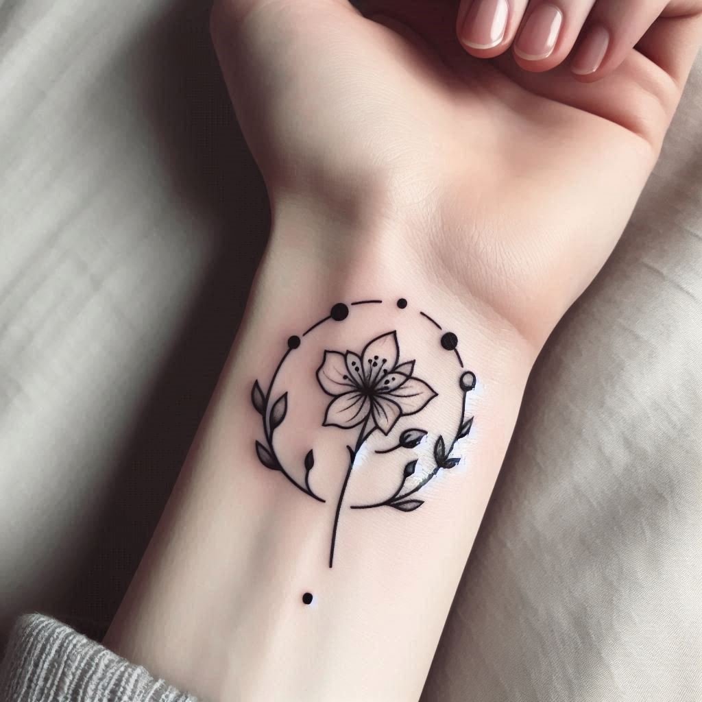 15 March Birth Flower Tattoos to Celebrate a Special Month