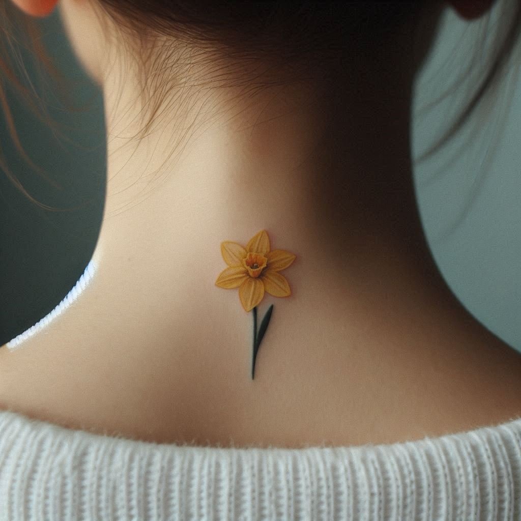 15 March Birth Flower Tattoos to Celebrate a Special Month