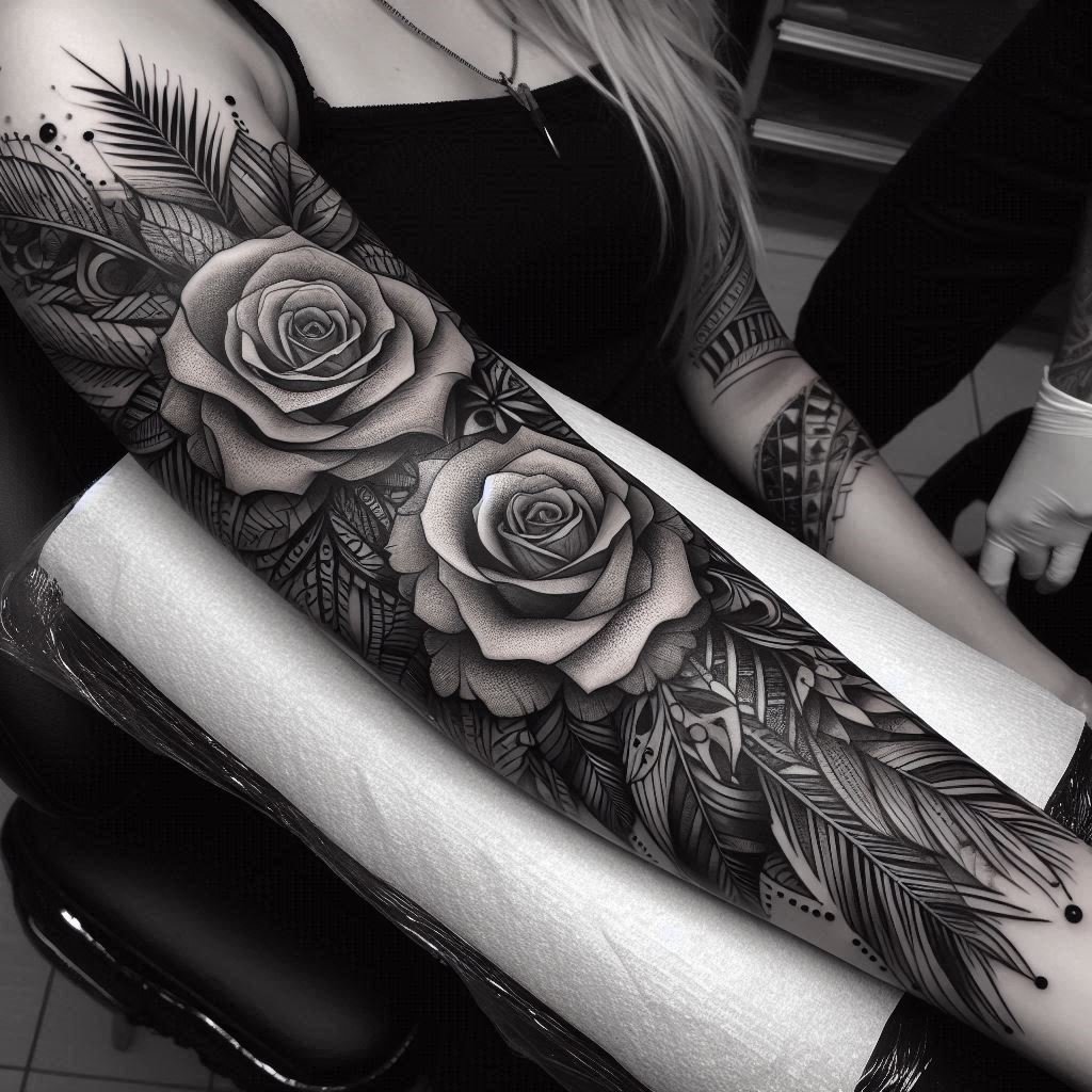 15 Tattoo Background Shading to Add Depth and Dimension