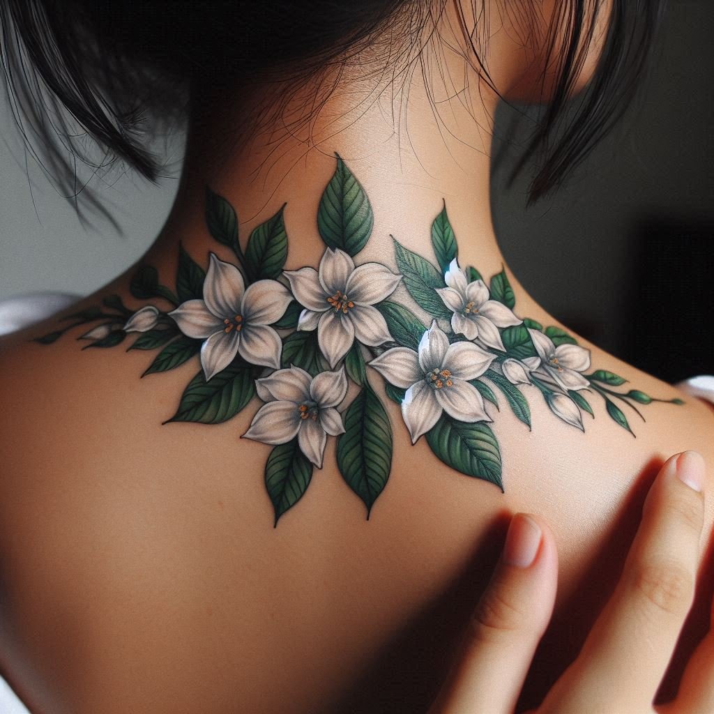 15 Sampaguita Tattoo Ideas to Represent Love and Devotion 8 15 Sampaguita Tattoo Ideas to Represent Love and Devotion