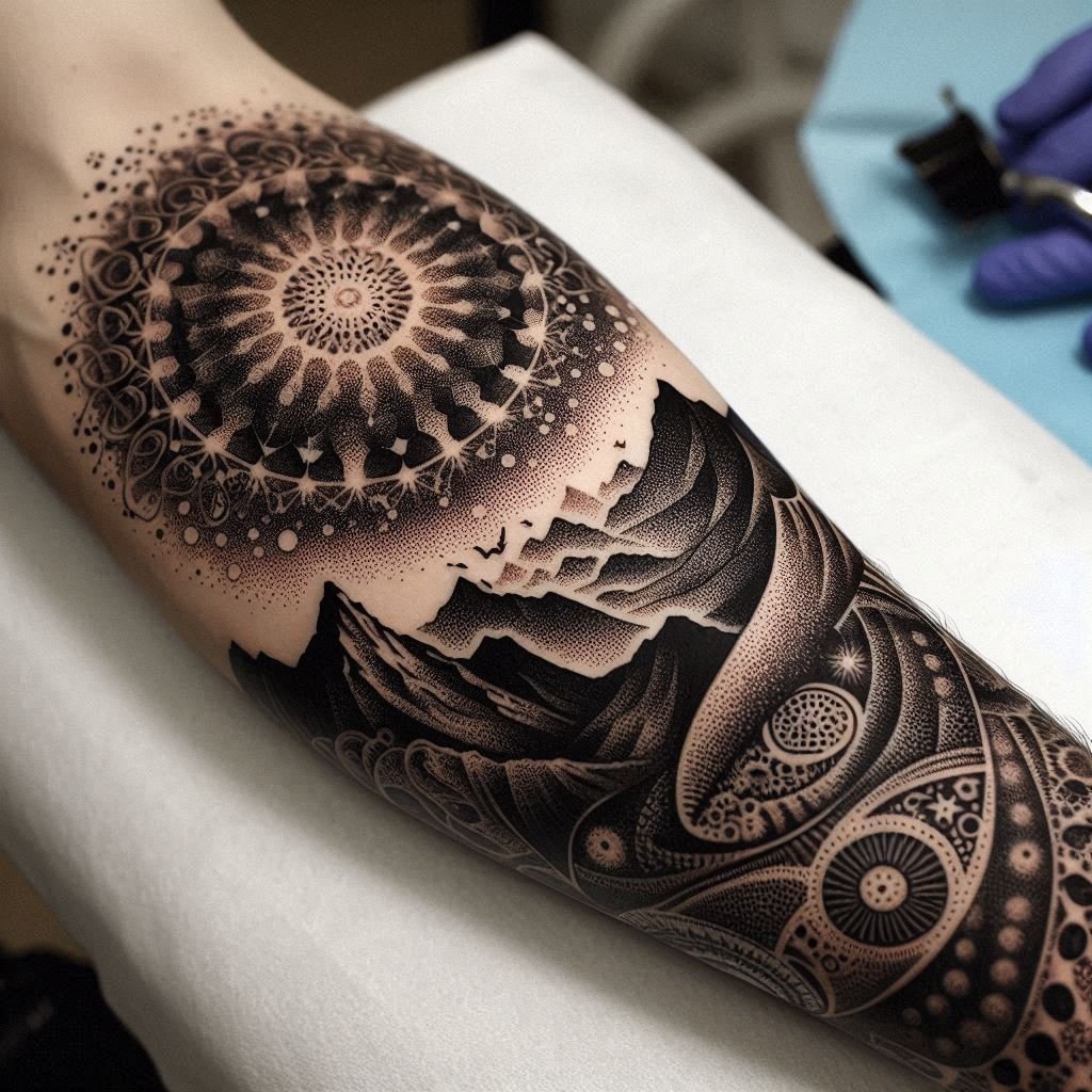 15 Tattoo Background Shading to Add Depth and Dimension