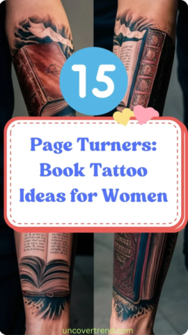 15 Unique Book Tattoo Ideas for Book Lovers and Literature Enthusiasts