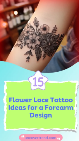 15 Flower Lace Tattoo Ideas to Add a Touch of Delicacy