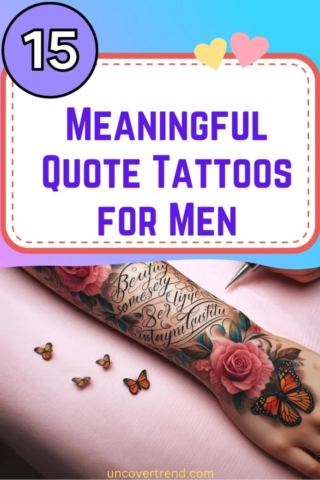 15 Inspirational and Meaningful Tattoo Quotes to Live By