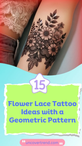 15 Flower Lace Tattoo Ideas to Add a Touch of Delicacy