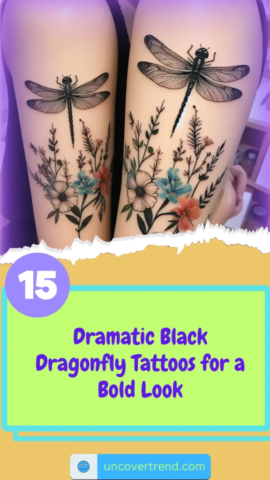 15 Dragonfly Tattoo Ideas to Represent Change and Transformation