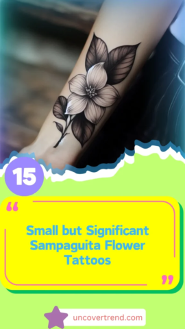 15 Sampaguita Tattoo Ideas To Represent Love And Devotion