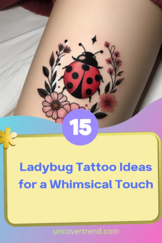 15 Ladybug Tattoo Ideas to Represent Good Luck and Prosperity