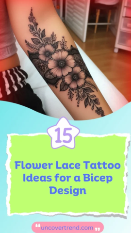 15 Flower Lace Tattoo Ideas to Add a Touch of Delicacy