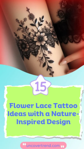 15 Flower Lace Tattoo Ideas to Add a Touch of Delicacy