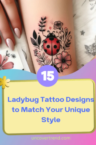 15 Ladybug Tattoo Ideas to Represent Good Luck and Prosperity