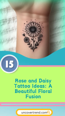 15 Daisy Tattoo Ideas to Represent Innocence and Purity