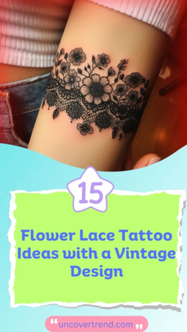 15 Flower Lace Tattoo Ideas to Add a Touch of Delicacy