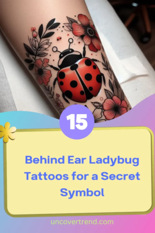 15 Ladybug Tattoo Ideas to Represent Good Luck and Prosperity