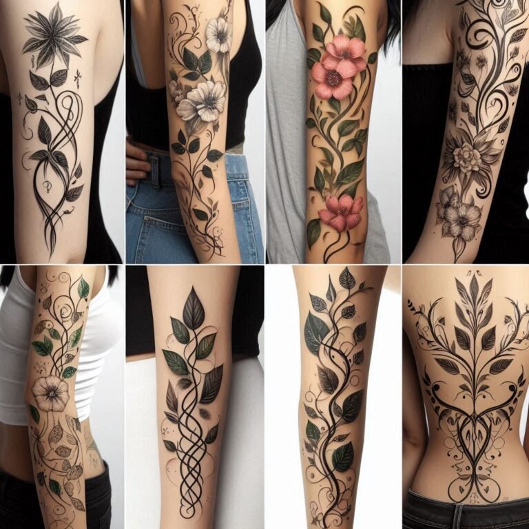 15 Vine Tattoo Ideas to Represent Growth and Abundance