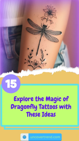 15 Dragonfly Tattoo Ideas to Represent Change and Transformation