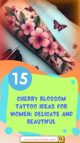 15 Cherry Blossom Tattoo Ideas to Represent the Beauty of Nature