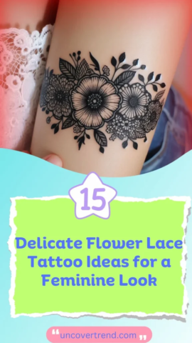 15 Flower Lace Tattoo Ideas to Add a Touch of Delicacy