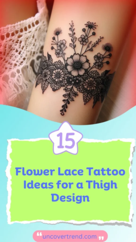 15 Flower Lace Tattoo Ideas to Add a Touch of Delicacy