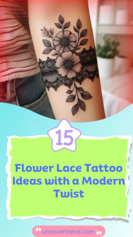 15 Flower Lace Tattoo Ideas to Add a Touch of Delicacy