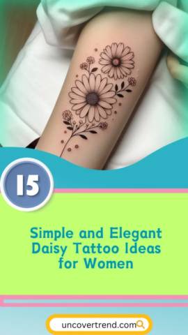 15 Daisy Tattoo Ideas to Represent Innocence and Purity