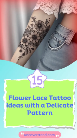 15 Flower Lace Tattoo Ideas to Add a Touch of Delicacy