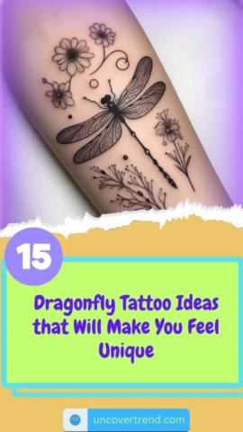 15 Dragonfly Tattoo Ideas to Represent Change and Transformation