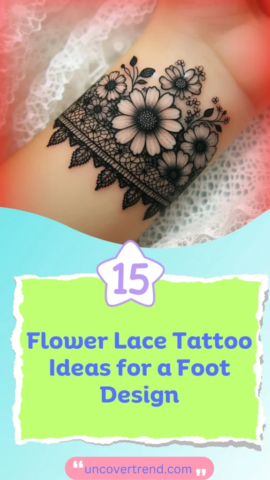 15 Flower Lace Tattoo Ideas to Add a Touch of Delicacy