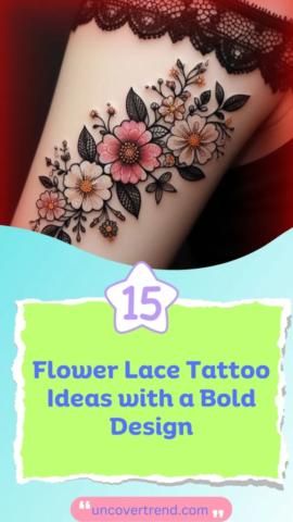 15 Flower Lace Tattoo Ideas to Add a Touch of Delicacy