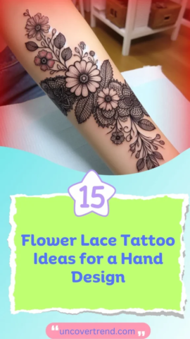 15 Flower Lace Tattoo Ideas to Add a Touch of Delicacy