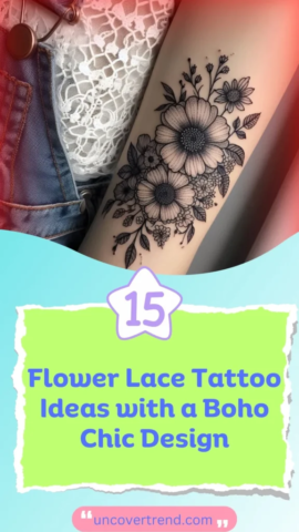 15 Flower Lace Tattoo Ideas to Add a Touch of Delicacy