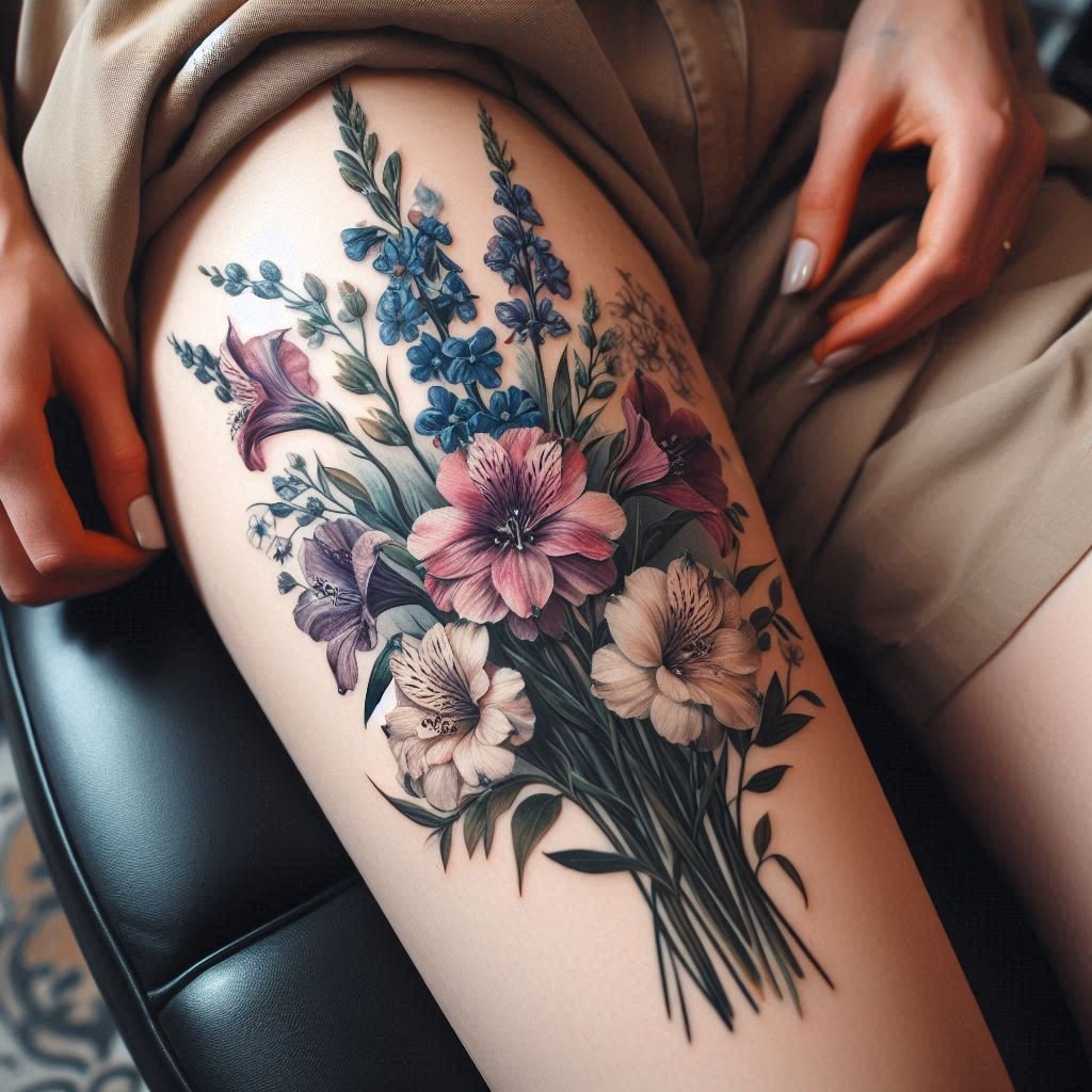15 July Birth Flower Tattoo Ideas to Celebrate a Special Month
