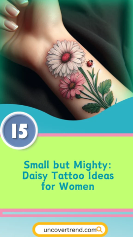 15 Daisy Tattoo Ideas to Represent Innocence and Purity