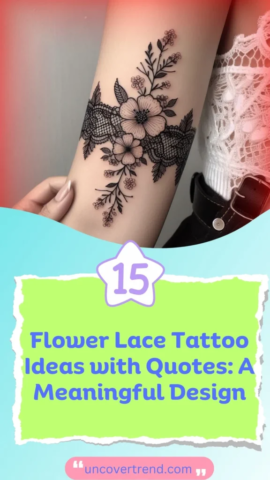 15 Flower Lace Tattoo Ideas to Add a Touch of Delicacy