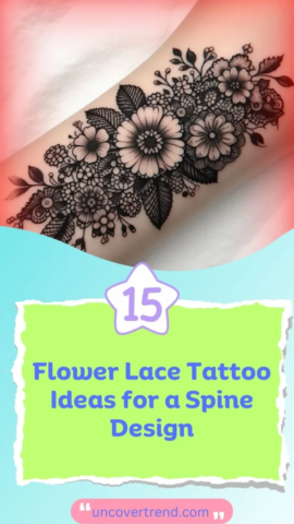 15 Flower Lace Tattoo Ideas to Add a Touch of Delicacy