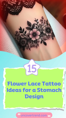 15 Flower Lace Tattoo Ideas to Add a Touch of Delicacy