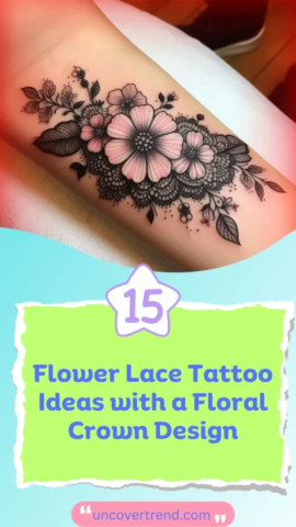 15 Flower Lace Tattoo Ideas to Add a Touch of Delicacy