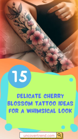 15 Cherry Blossom Tattoo Ideas to Represent the Beauty of Nature