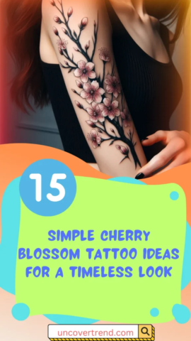 15 Cherry Blossom Tattoo Ideas to Represent the Beauty of Nature