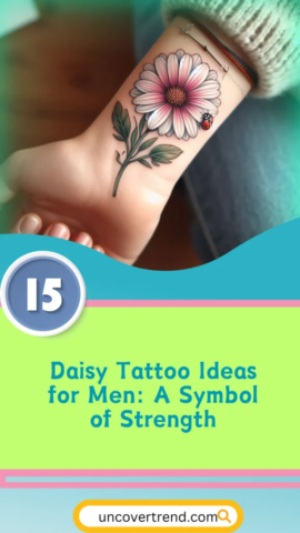 15 Daisy Tattoo Ideas to Represent Innocence and Purity